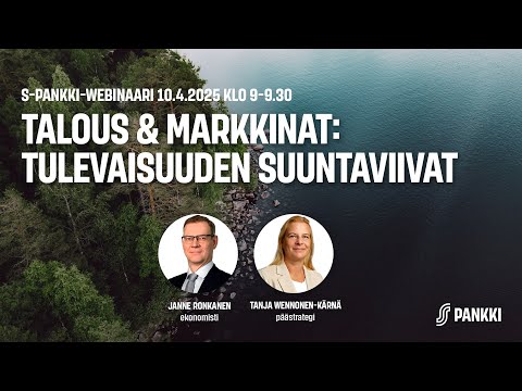 S-Pankki-webinaari – Talous ja markkinat: Tulevaisuuden suuntaviivat - video from S-Pankki