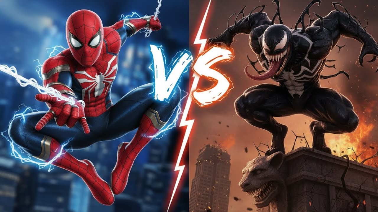 Unexpected Team-Up 💔 A Deep, Dramatic Fight Against Joker and Venom | Cinematic AI Storyline