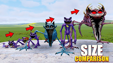 ALL CATNAP POPPY PLAYTIME CHAPTER 3 SIZE COMPARISON!! in Garry