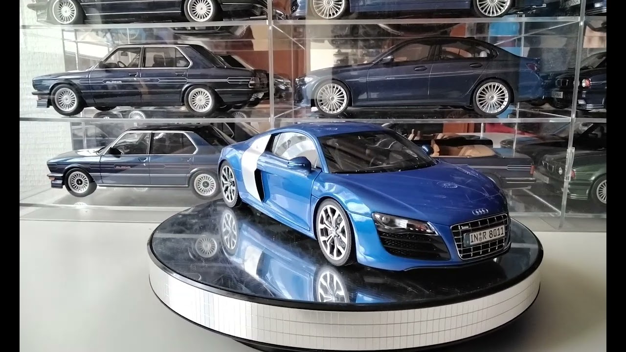 1 18 Audi R8 V10   525 ch Bleu Sepang n°   Of   KYOSHO