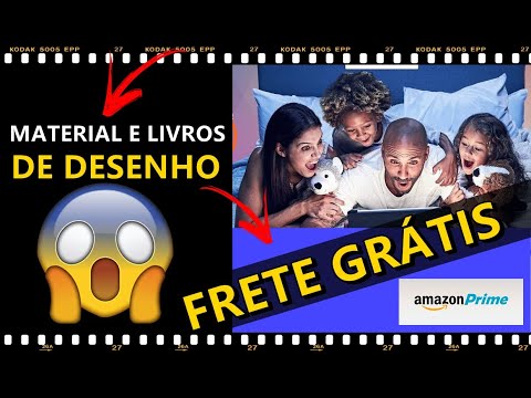 DICA: Compre seus Materiais e Livros de Desenho na Amazon Primer e NÃO PAGUE FRETE - SAIBA COMO