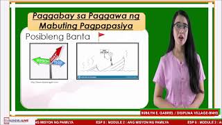 GRADE 8 EDUKASYON SA PAGPAPAKATAO (Q1 - W3) -ANG MISYON NG PAMILYA (PART 1)
