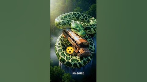 travel Exploration: Giant python# abandoned Bus # mysterious jungle# trending shots# viral video