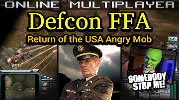 Defcon FFA - Laser General - Pro Rules | C&C Generals Zero Hour | No Commentary