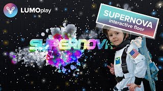 Supernova | Interactive floor or wall special effect from LUMOplay