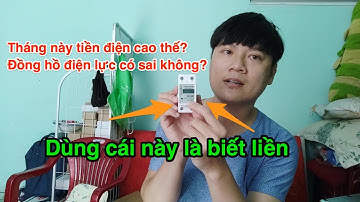 Công tơ điện tử WiFi theo dõi điện năng và bật tắt qua điện thoại
