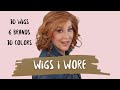 Wigs i wore  february 2024  10 wigs  6 brands  10 different colors  new styles included