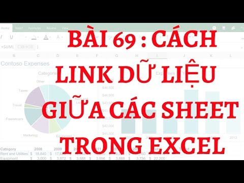 Video Bài 69 : Học sử dụng excel nâng cao | Cách link dữ... - YouTube