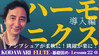 「ハーモニクス導入編」〜基礎固め編〜Lesson 22-0　タッキーせんせいの　こだわりフルート塾