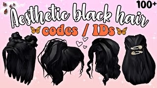 35 roblox black hair ID's -  in 2023  Black hair roblox, Black hair  clips, Black hair