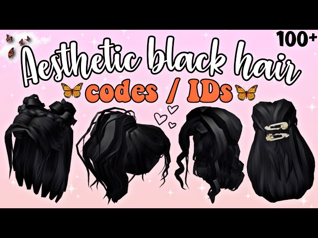 Draped Dynasty Hair in Black - Roblox