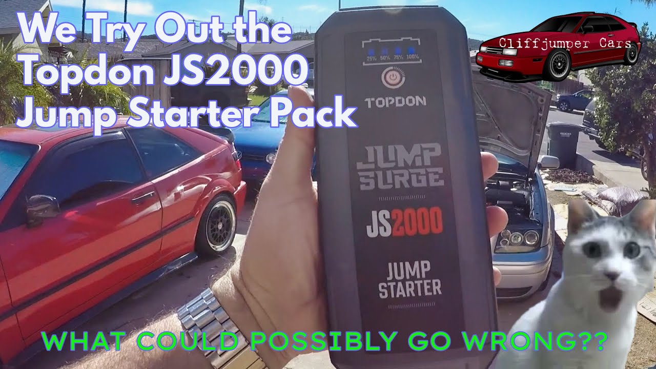 We Unbox & Test the Topdon JS2000 Jump Starter Pack 