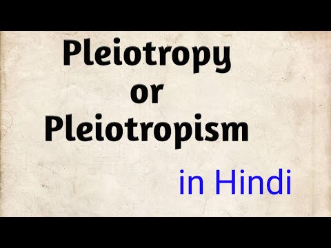 प्लियोट्रॉपी या प्लियोट्रोपिज्म सरल व्याख्या II हिंदी में II