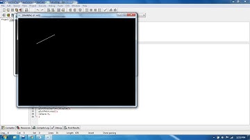 membuat garis dev c++ open GL