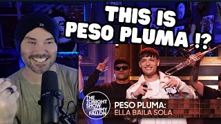 Metal Vocalist Reacts - Peso Pluma Ella Baila Sola | The Tonight Show Starring Jimmy Fallon