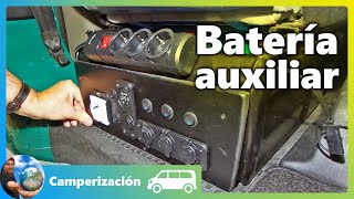 Instalación de BATERÍA AUXILIAR en furgoneta camper paso a paso con relé separador