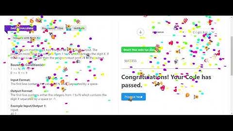 skillrack daily challenge -integers with digit x-10/10/2022