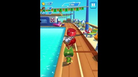 Talking Tom Hero Dash Planet Power Tom Run Beach High #Shorts