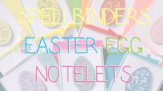 Spellbinders Easter cards