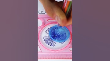 ⭕️The Spirograph I enjoyed in my childhood #2024 #shorts #spirograph #ruler