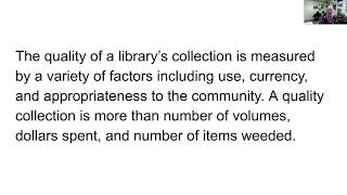 Tuesdays with CKLS: Future Focused Collection Management