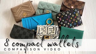 COMPACT WALLET Comparison | LV, Chanel, Gucci, Fendi, Hermès