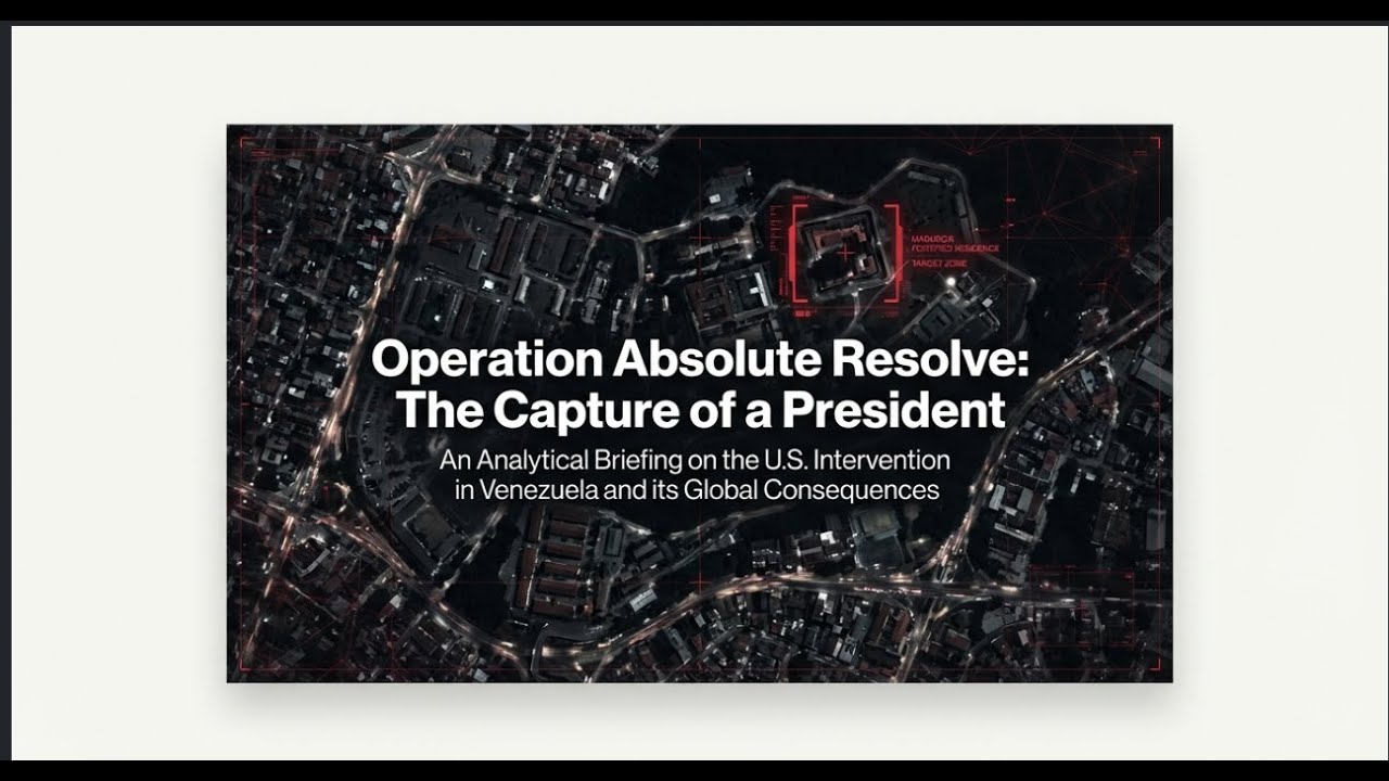 The Capture of Nicolás Maduro: Operation Absolute Resolve and the Global Fallout