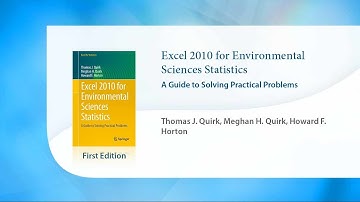 Excel 2010 for Environmental Sciences Statistics