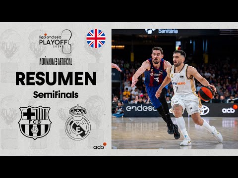 Barça - Real Madrid (92-95) GAME HIGHLIGHTS | Playoff Liga Endesa 2024