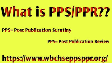 How to Apply for PPS/PPR?? Who can apply for PPS/PPR??