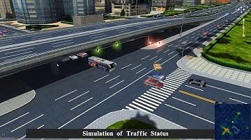 Simulation of Traffic Status (3D)