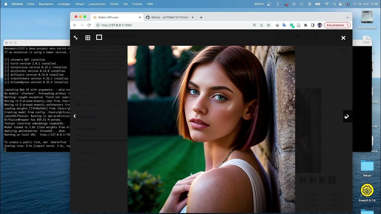 KI Bilder generieren mit AUTOMATIC1111 und Stable Diffusion auf Windows, Mac und Linux