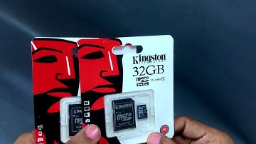 original vs fake Kingston memory card - know difference between original and fake memory cards