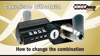 CompX Security Products: DualAxess - How to change the combination Profile