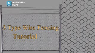 Maya Tutorial: Creating a Realistic 3D Fence Model | 3D Modeling for Beginners