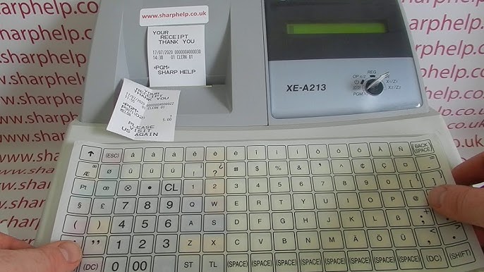 Caja Registradora Sharp XE-A113