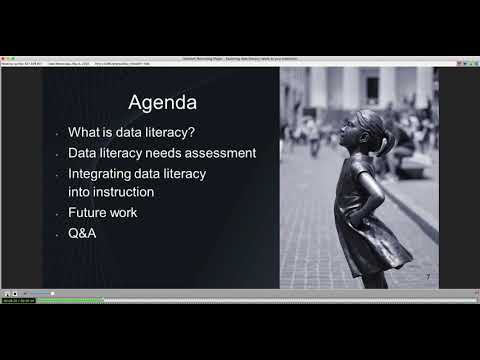 Exploring Data Literacy Needs at Your Institution May 6, 2020