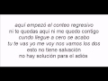 Conteo regresivo gilberto santa rosa con letra