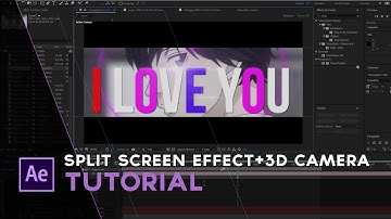 Split Screen Effect+3D Camera | After Effects AMV Tutorial