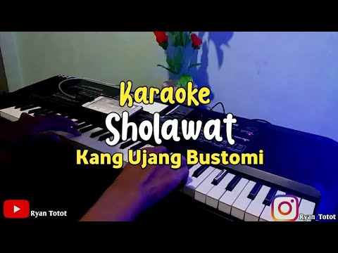 Karaoke Sholawat Versi Kang Ujang Busthomi Tanpa Vokal Lirik Video