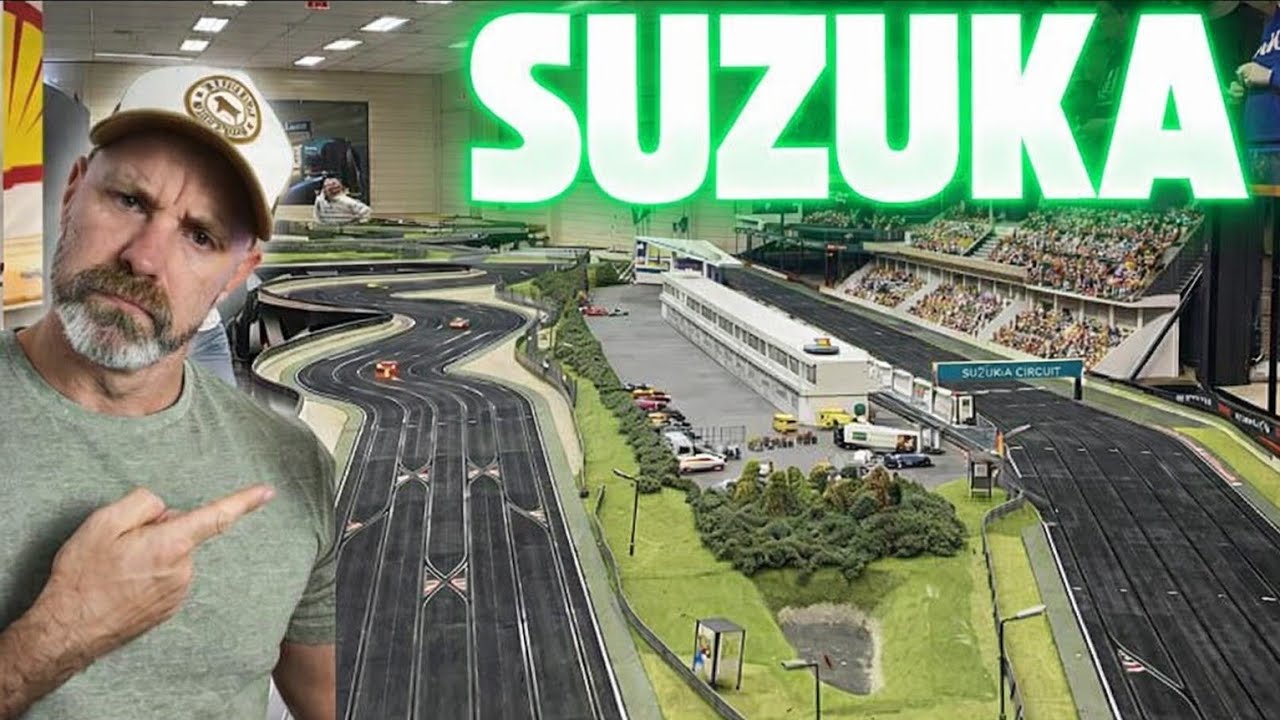 A HUGE Suzuka Digital slot car racing track!! EP:5 