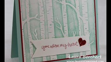 Add Color to Your Woodland Embossing Folder: Part 2 - Laura