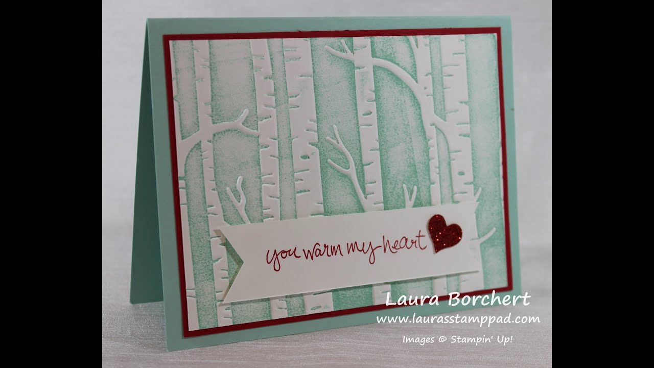 Add Color to Your Woodland Embossing Folder: Part 2 - Laura's Stamp Pad ...