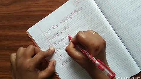 COMPUTER GRADE-1 CH-1 PART -3(FILL THE MISSING LETTERS)