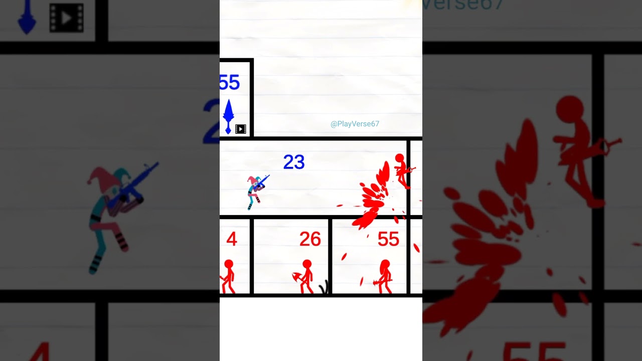 Stick Battle || Mighty Tower War || Android Gameplay || Wingman 