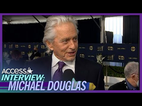 Michael Douglas Wears Ukrainian Handkerchief To SAG Awards