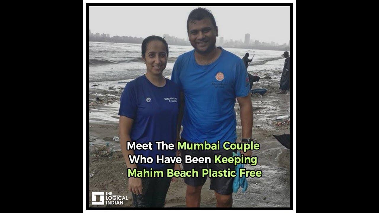 Meet The Mumbai Couple Who Have Been Keeping Mahim Beach Plastic Free