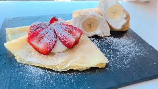 クレープの作り方　How to make crepes