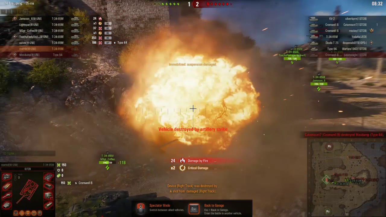 wot replay W-UNI Vs_ 1STDB Tier 6 skirmish Cliff Win 11-17-18.mp4