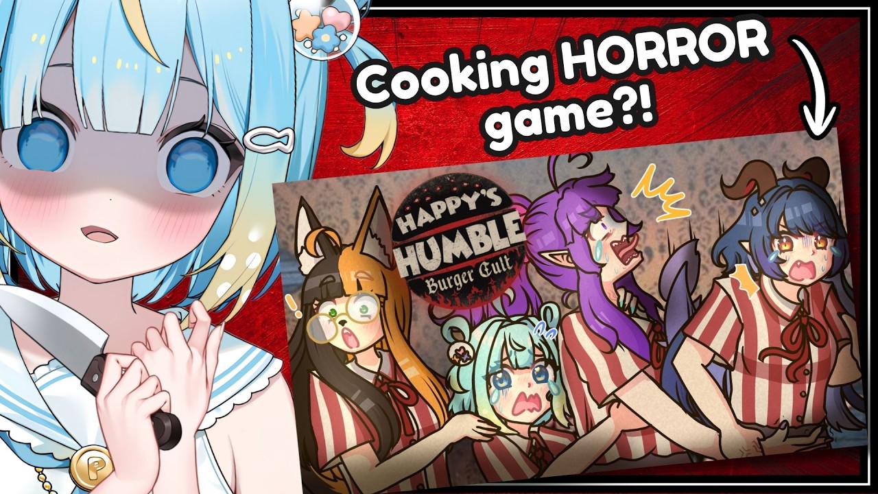 【Happy's Humble Burger Cult】Our fast-food franchise goes horror mode 💦